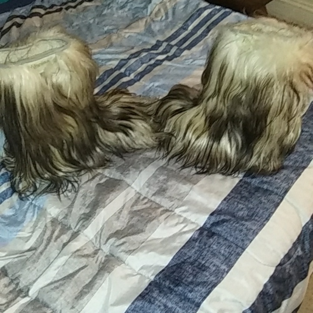 Genuine goat hair boots from Sweden sz 8